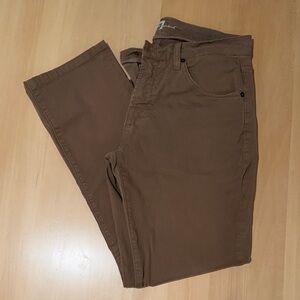 7 For All Mankind Brown Men's Straight Jeans